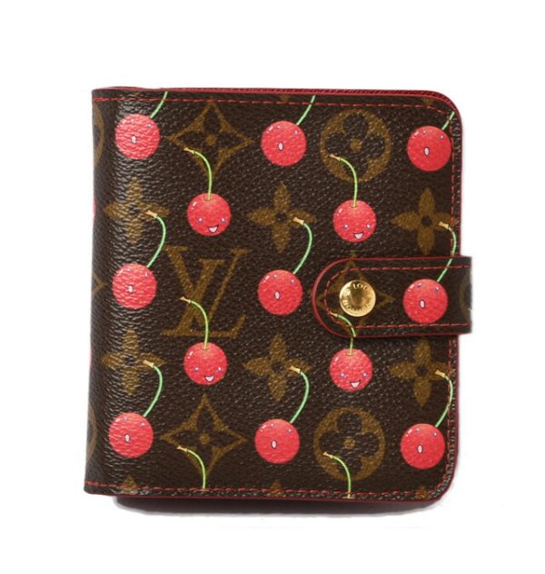 m2205 01 lv 1 Louis Vuitton Wallet Monogram Cherry