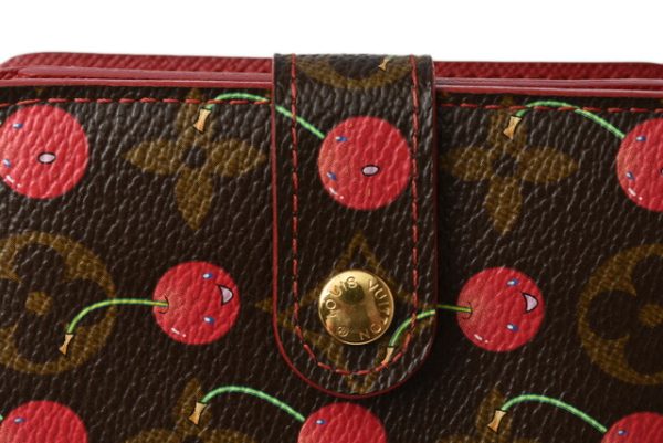 m2205 01 lv 2 Louis Vuitton Wallet Monogram Cherry