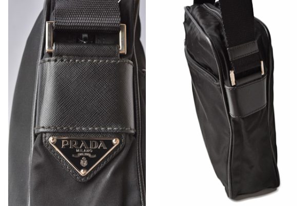 m2205 10 p 3 Prada Body Bag Nylon Tessuto Nero