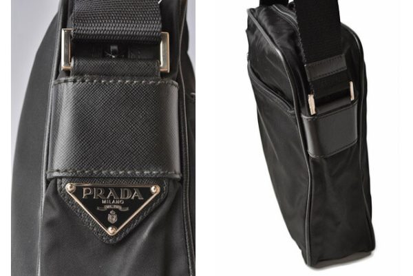 m2205 10 p 3 Prada Shoulder Bag Tessuto Black