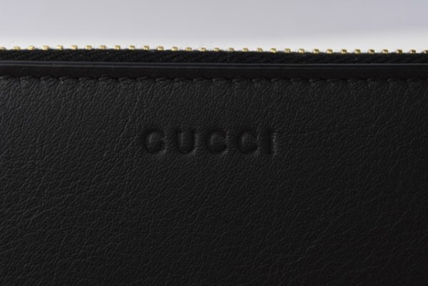 m2205 14 g 3 Gucci Long Wallet Bamboo Black