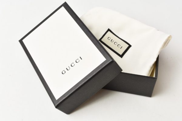 m2205 18 g 7 Gucci Key Case Guccisima Black