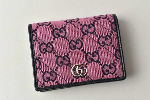 m2206 21 g 2 Gucci Mini Wallet GG Marmont Pink