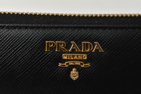 m2206 26 p 2 Prada Long Wallet Saffiano Metal Black