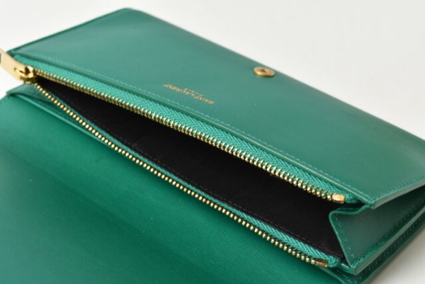 m2206 27 ysl 7 Saint Laurent Wallet Long Green