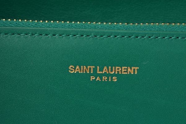 m2206 27 ysl 9 Saint Laurent Wallet Long Green