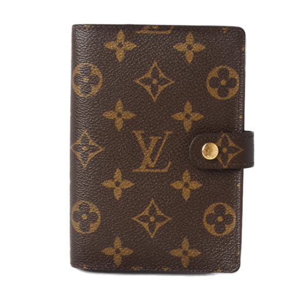 m2207 10 lv 1 Louis Vuitton Agenda PM Notebook Monogram Brown