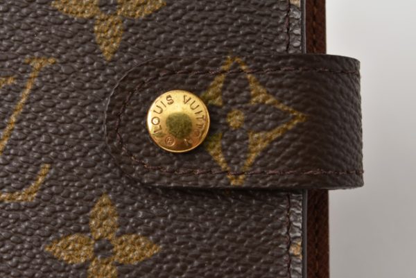 m2207 10 lv 4 Louis Vuitton Agenda PM Notebook Monogram Brown