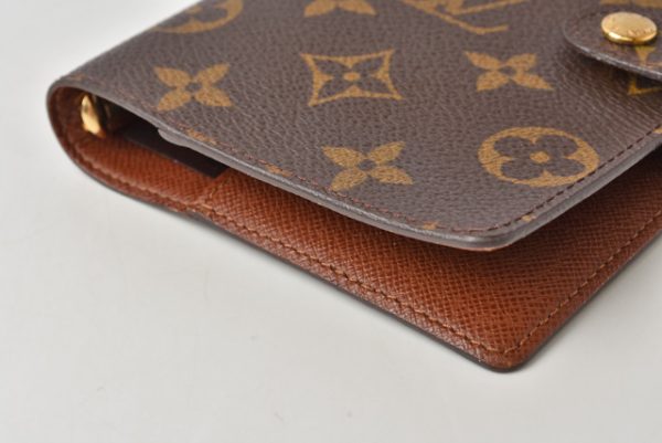 m2207 10 lv 5 Louis Vuitton Agenda PM Notebook Monogram Brown