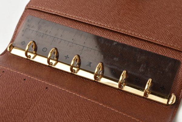 m2207 10 lv 8 Louis Vuitton Agenda PM Notebook Monogram Brown