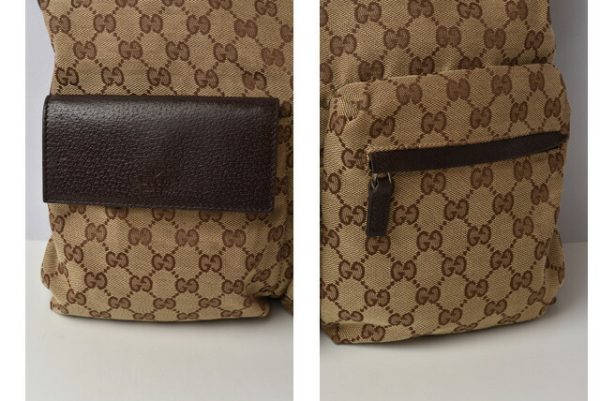 m2207 47 g 3 Gucci Messenger Bag GG Brown