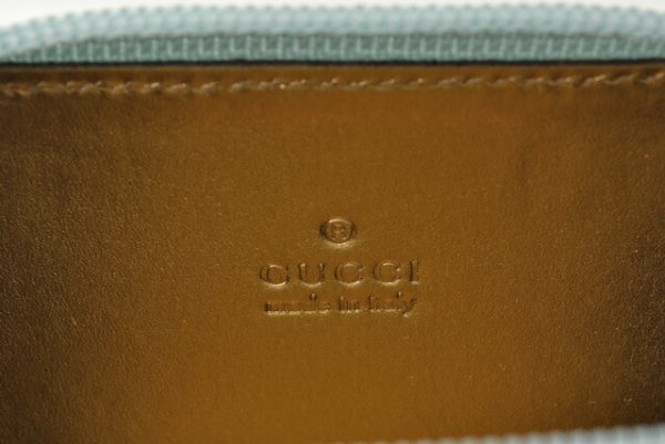 m2208 20 g 6 Gucci Coin Case GG Blue