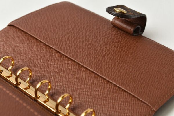 m2208 28 lv 6 Louis Vuitton Agenda PM Notebook Monogram Brown