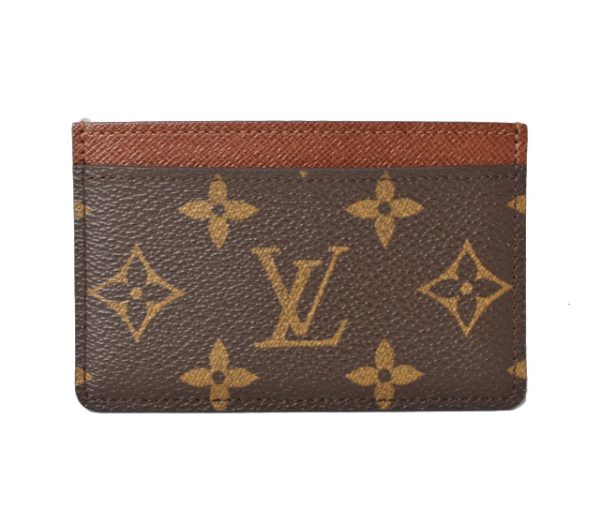 m2209 41 lv 1 Louis Vuitton Card Case Porto Carte Sampler Monogram