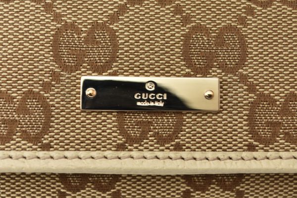 m2209 52 g 4 Gucci Long Wallet GG Beige Brown