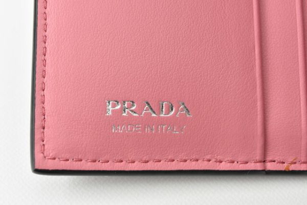 m2209 53 p 6 Prada Folding Wallet Dog Motif Nero