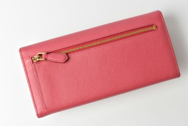 m2210 17 p 11 Prada Long Wallet Saffiano Fiocco Peonia