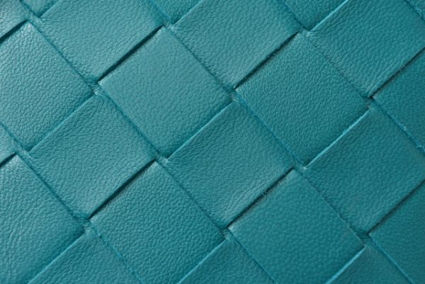 m2210 18 bv 10 Bottega Veneta Mini Wallet Intrecciato Turquoise