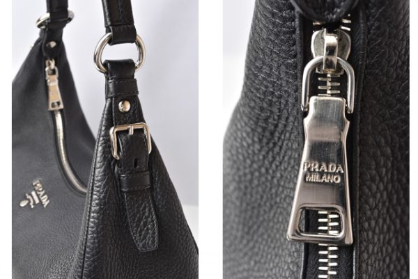 m2210 28 p 4 Prada Shoulder Bag Daino Nero