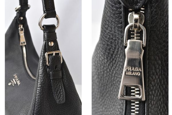 m2210 28 p 4 Prada Shoulder Bag Daino Black