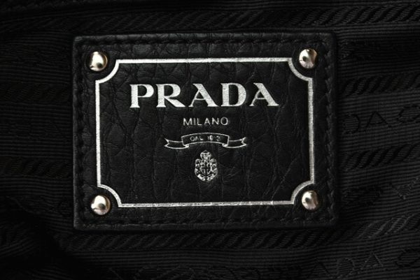 m2210 28 p 7 Prada Shoulder Bag Daino Nero