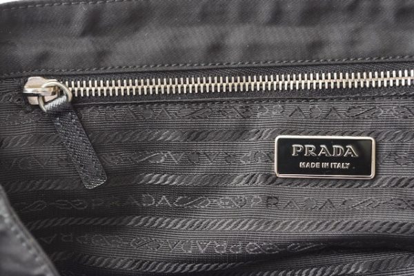 m2210 29 p 5 Prada Shoulder Bag Nylon Quilting Black