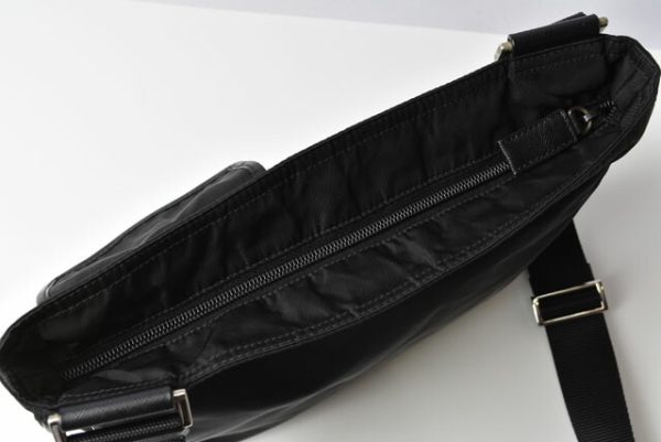 m2210 30 p 7 Prada Shoulder Bag Nylon Black