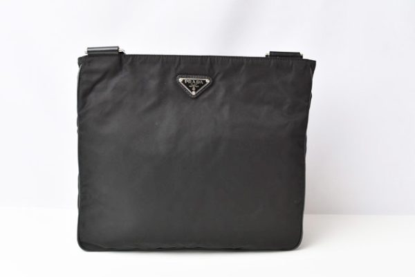 m2210 30 p 9 Prada Shoulder Bag Nylon Black