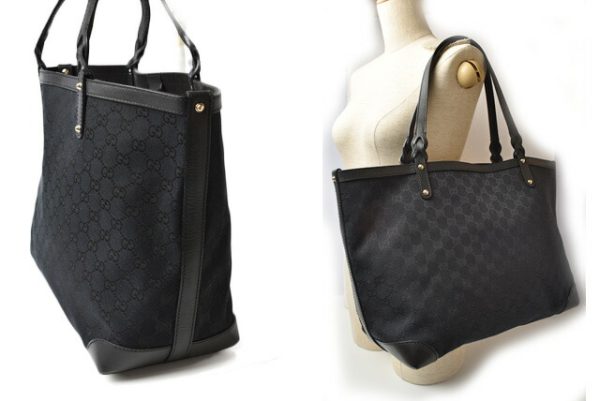 m2210 38 g 2 Gucci Tote Bag GG Black