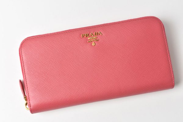 m2211 18 p 2 Prada Long Wallet Saffiano Metal Peonia