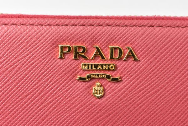 m2211 18 p 3 Prada Long Wallet Saffiano Metal Peonia