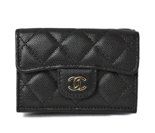 m2211 27 ch 1 CHANEL Wallet Folding Wallet Camellia Lavender