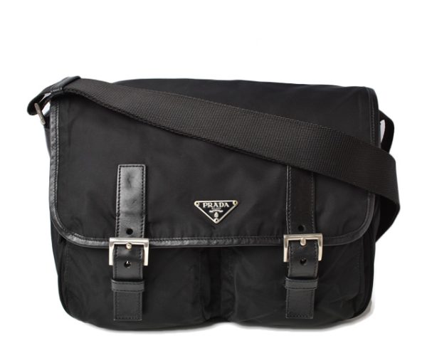 m2211 41 p 1 Prada Shoulder Bag Vela Sport Nylon Black