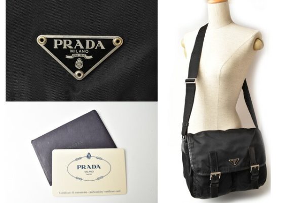 m2211 41 p 2 Prada Shoulder Bag Vela Sport Nylon Nero