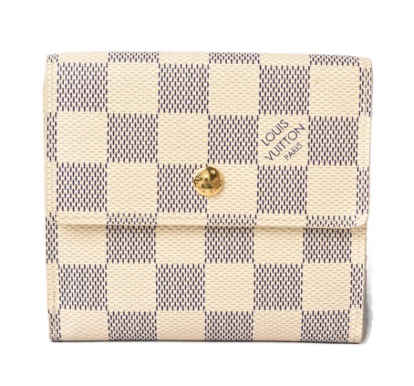 m2211 49 lv 1 Louis Vuitton Elise Wallet FDamier Azur