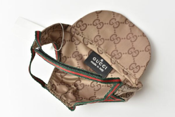 m2211 53 g 6 Gucci Pet Coat GG Brown Red Green