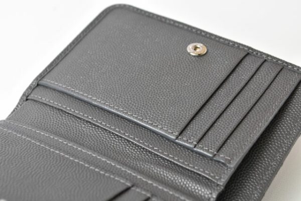 m2211 67 ysl 11 Saint Laurent Mini Wallet Asphalt