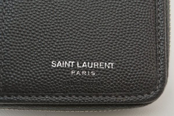 m2211 67 ysl 9 Saint Laurent Mini Wallet Saint Laurent Full Zip Asphalt Black