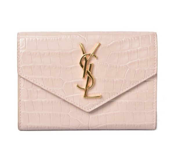 m2211 68 ysl 1 Saint Laurent Coin Case Pink