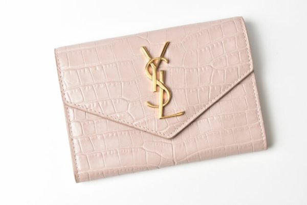 m2211 68 ysl 2 Saint Laurent Coin Case Pink