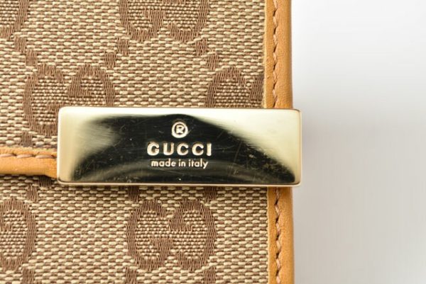 m2212 26 g 3 Gucci Long Wallet GG Beige Brown