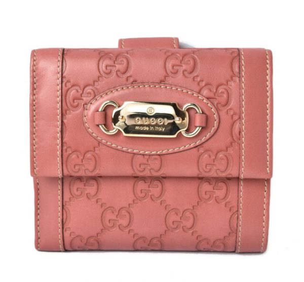 m221216 41 g 1 Gucci Guccisima Wallet Pink