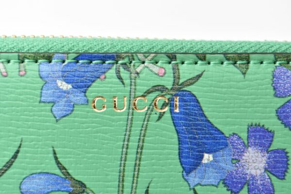 m221216 50 g 4 Gucci Long Wallet Nymfair Bamboo Green