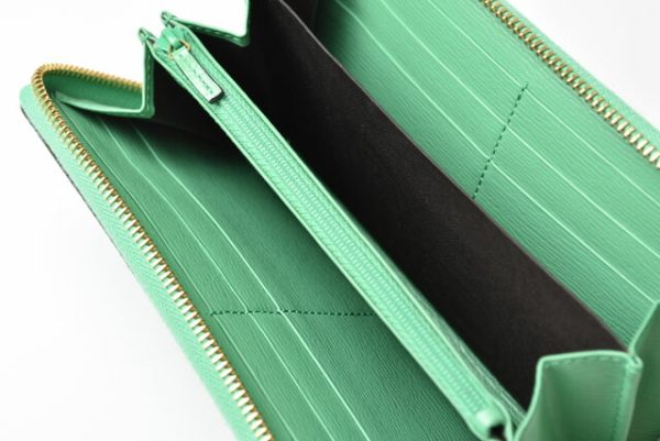 m221216 50 g 7 Gucci Long Wallet Nymfair Bamboo Green