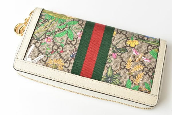 m221216 52 g 4 Gucci Long Wallet Ophidia White