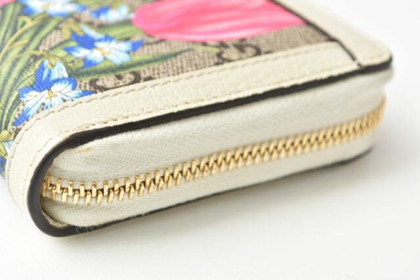 m221216 52 g 6 Gucci Long Wallet Ophidia White