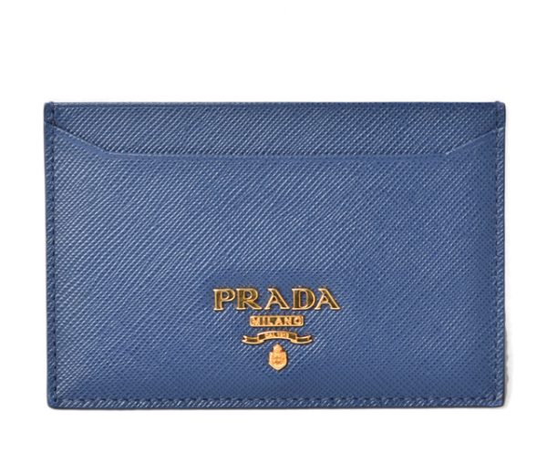 m221216 54 p 1 Prada Card Case Saffiano Bluette Blue