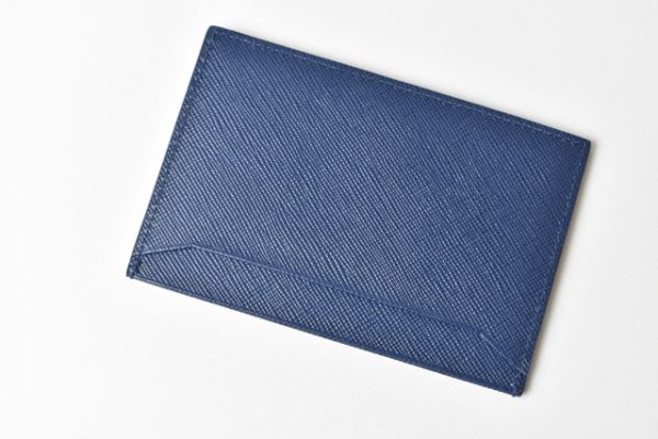 m221216 54 p 3 Prada Card Case Saffiano Bluette Blue