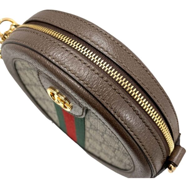 m23 1609 6 Gucci Ophidia GG Supreme Round Mini Chain Shoulder Bag