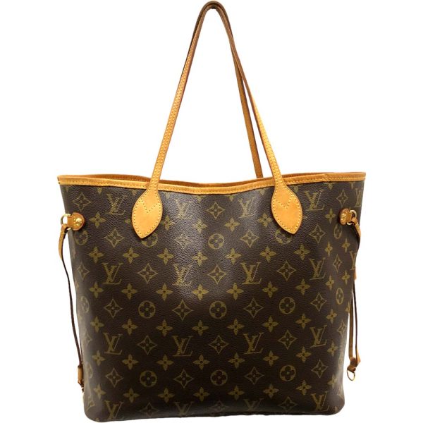 m23 1848 4 Louis Vuitton V Neverfull MM Tote Bag Monogram Brown Pink